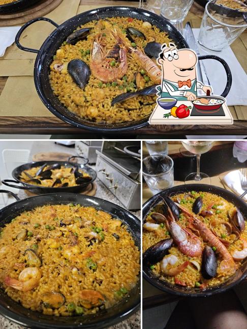 Paella al Mama loca comida spagnola