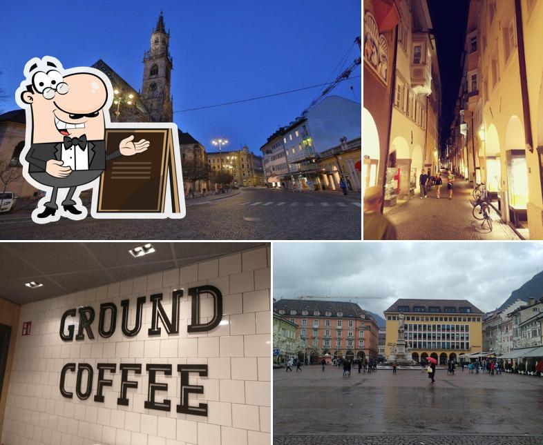 Goditi la vista dall'area esterna di McDonald's Bolzano Piazza Parrocchia