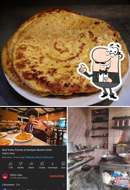 The image of Muslim Hotel’s interior and food