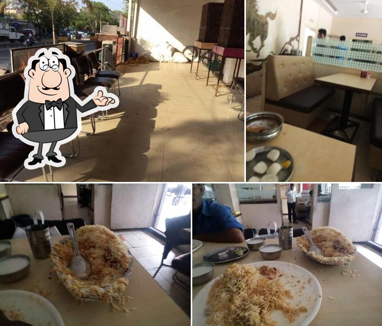 The interior of Biryani house