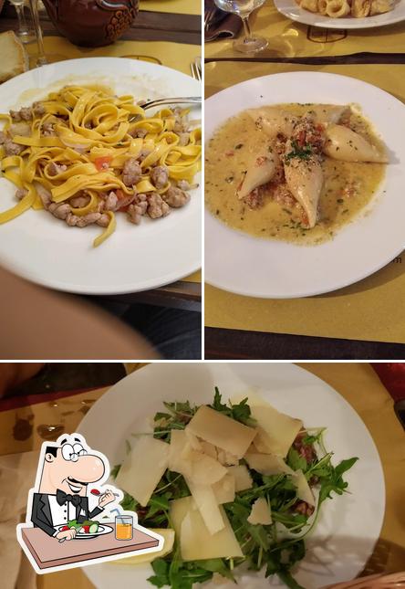 Cibo al Ristorante Il Granaio Specialità di carne e di pesce