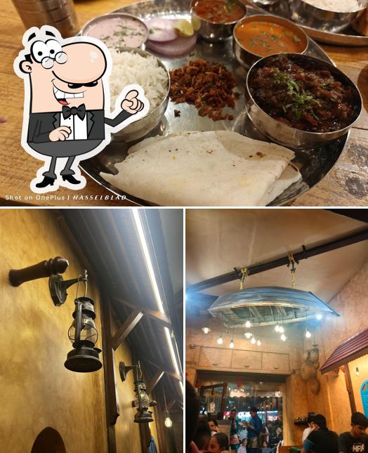 The picture of exterior and food at Majghar - Lalbaug