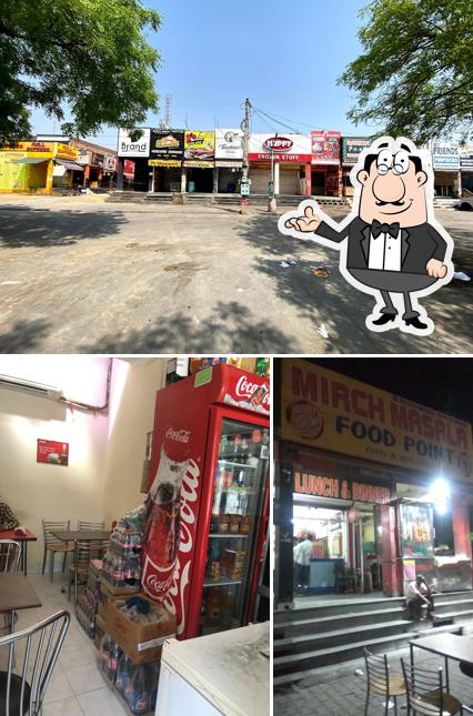 The picture of Mirch Masala Food Point’s interior and exterior