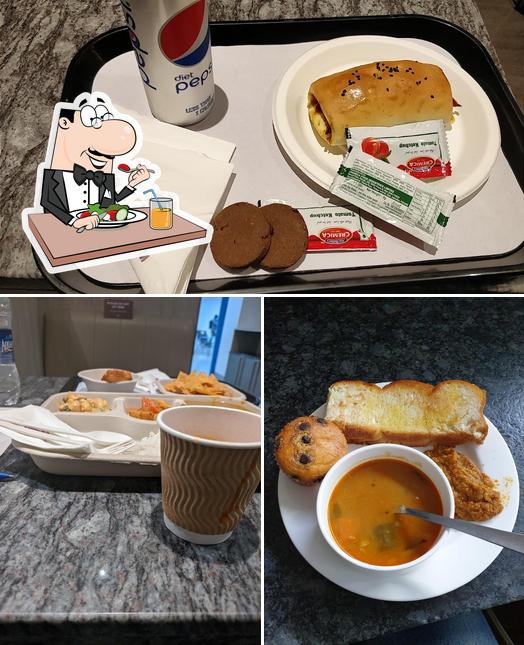 Food at Plaza Premium Lounge