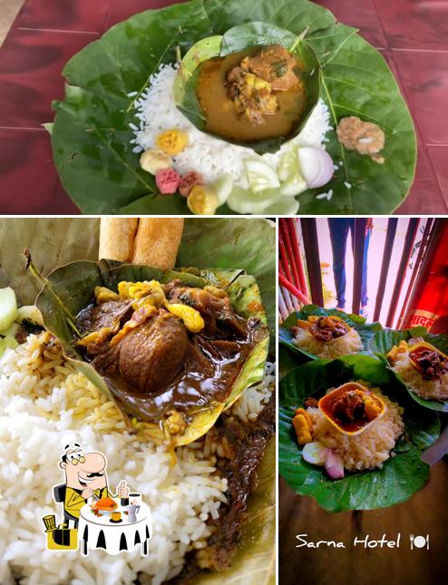 Food at Sarna Hotel