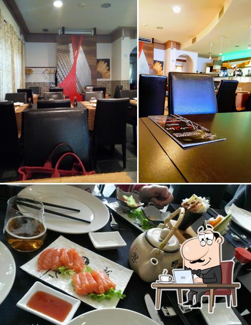 Sushi Lin si caratterizza per la interni e cibo