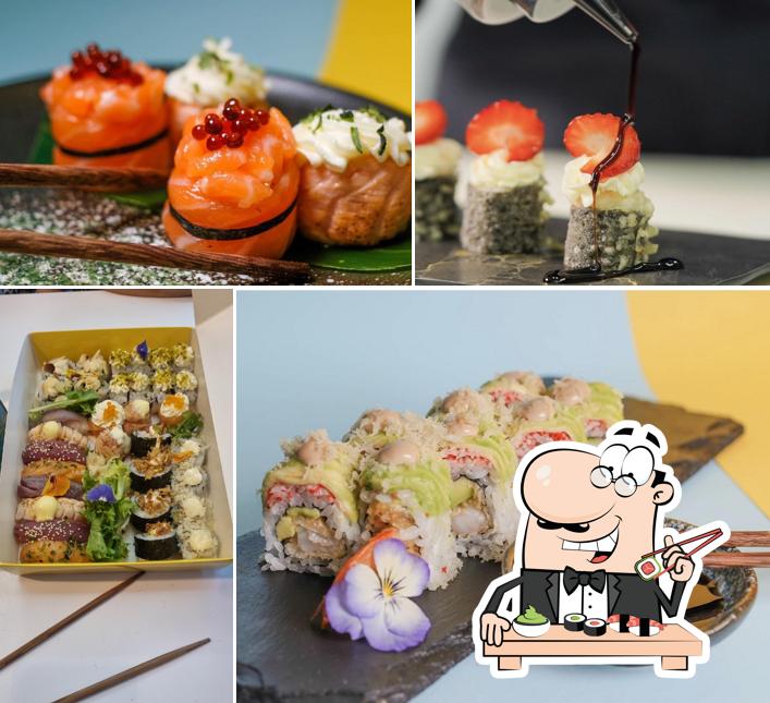 Prenditi le varie opzioni di sushi
