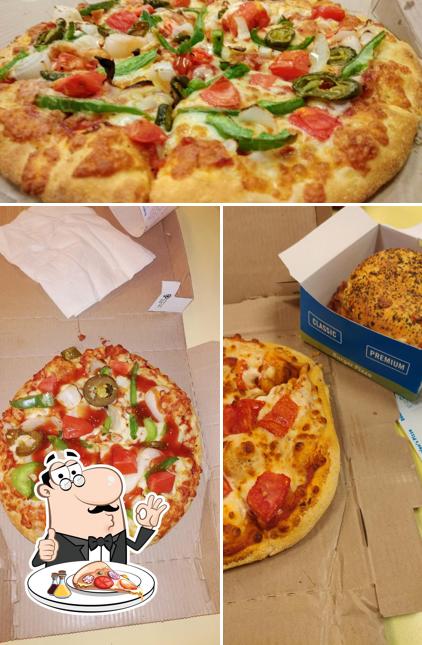 Get pizza at Domino's Pizza Mahal Bagayat, Vijayapura
