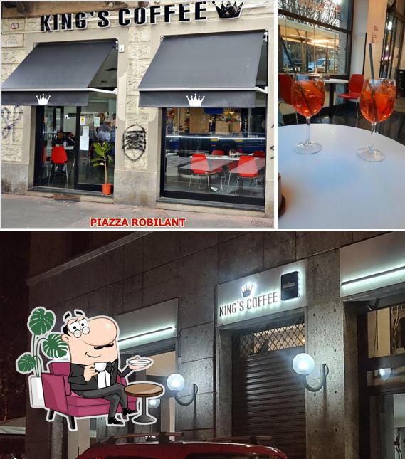 Gli interni di King's Coffee