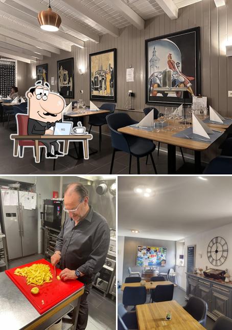 Gli interni di Restaurant-Bar & Lounge Le Bourg