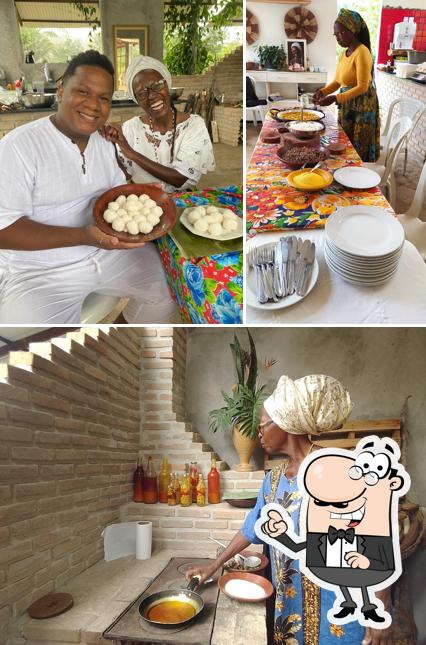 O interior do Culinária de Terreiro Chef Solange Borges