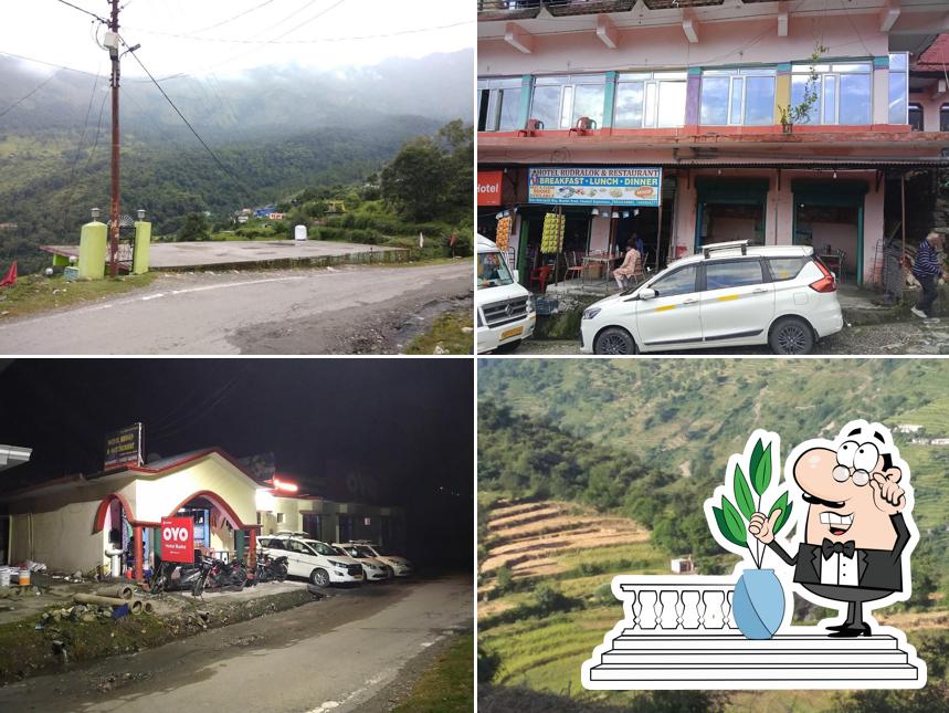 Enjoy the view outside Hotel Rudra
