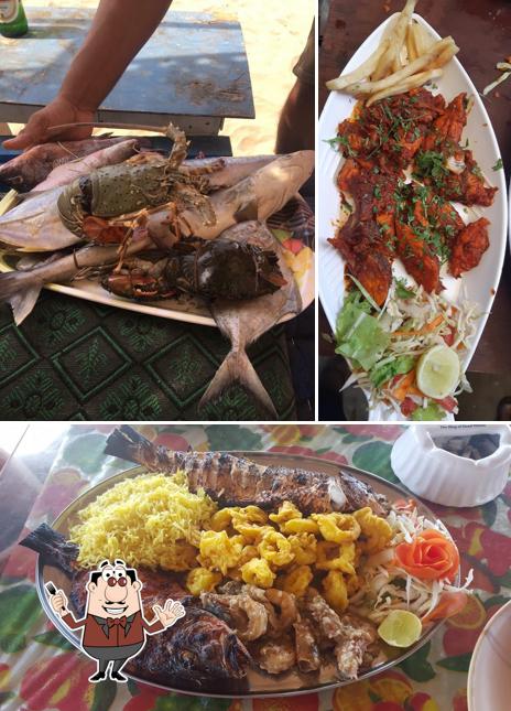Food at Planet Bollywood shack
