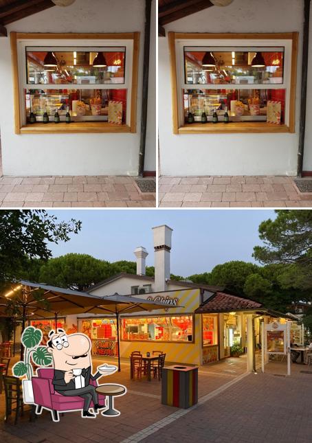 Gli interni di Speedy Burgers & Chips @Union Lido Mare