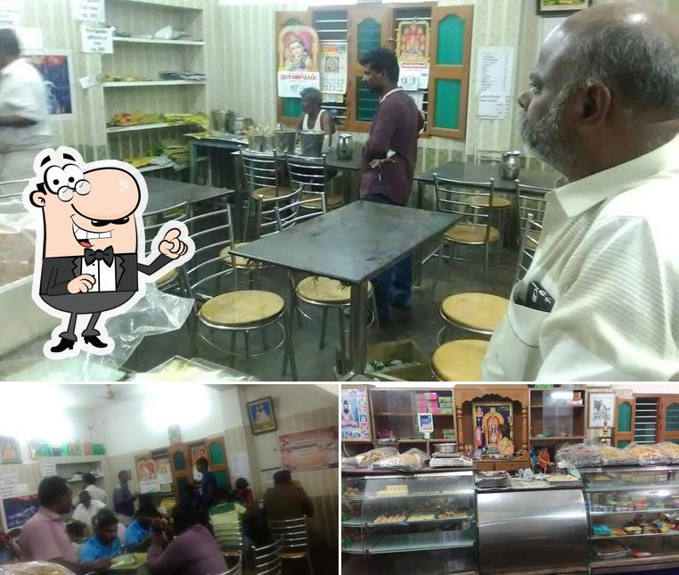 The photo of Thirumurugan Hotel’s interior and food