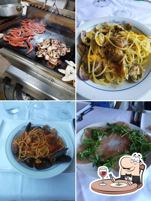 Platti al Ristorante Ragno Blu