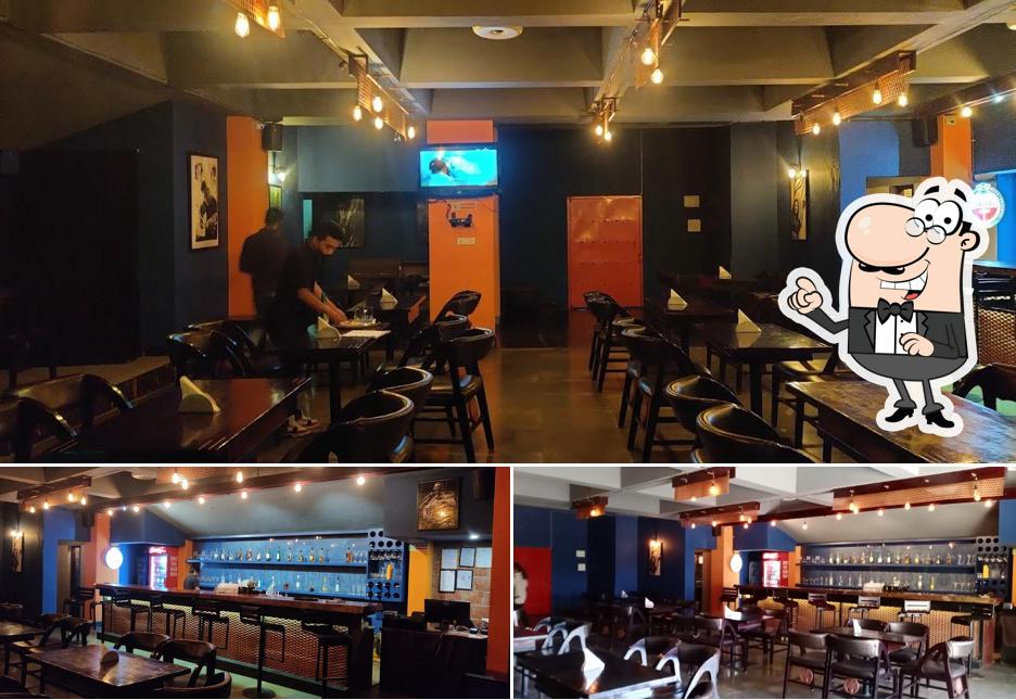 Take a seat at one of the tables at Take 5