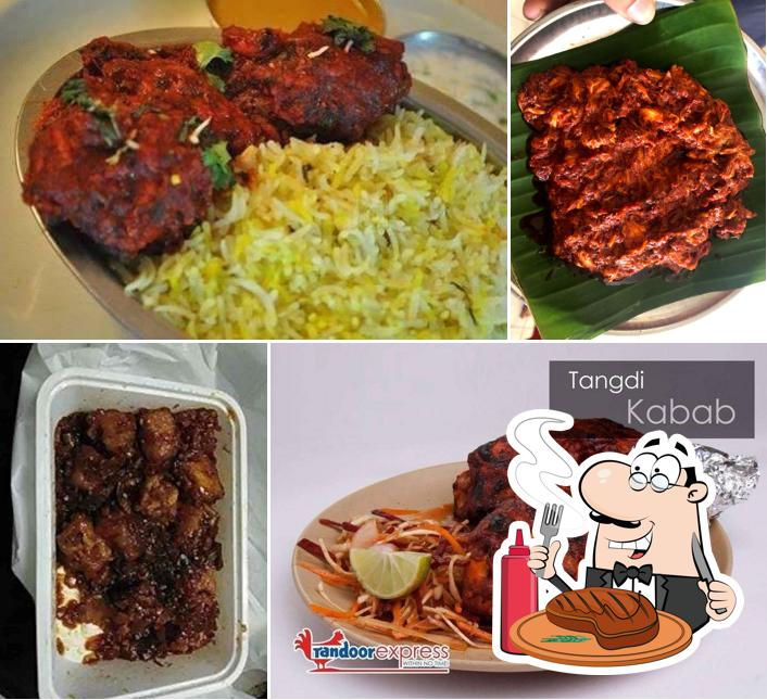 Meat meals are offered by Tandoor Mangalore