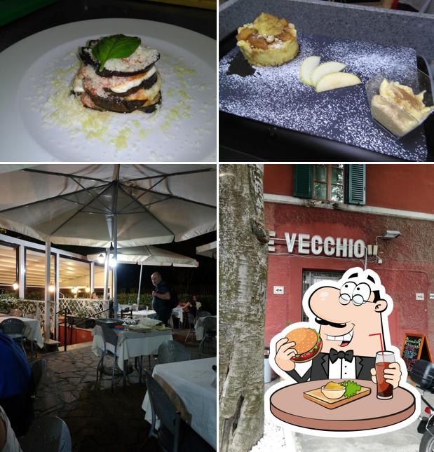 Ordina un hamburger a Ponte Vecchio