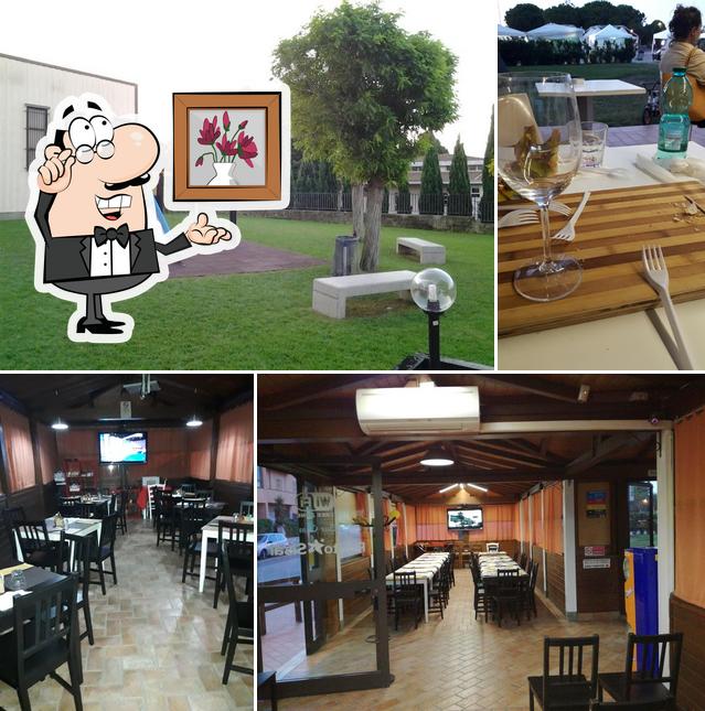 Gli interni di Bar Oasi pizzeria