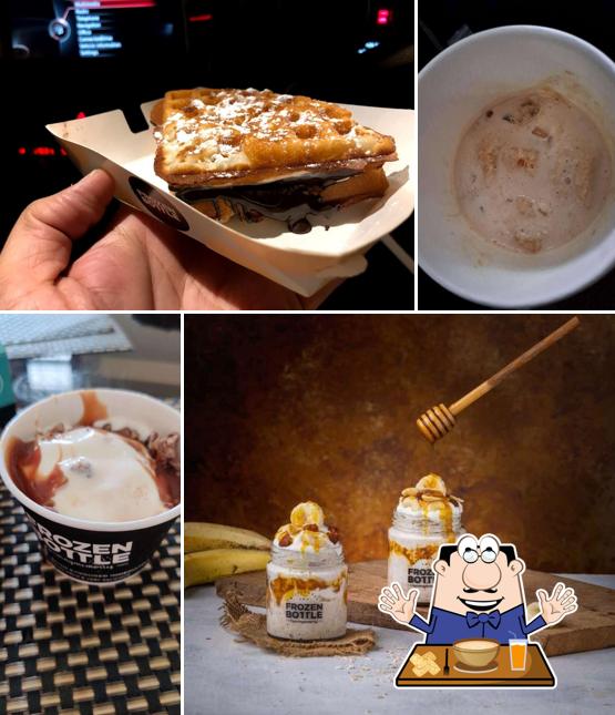 Clam chowder at Frozen Bottle - Milkshakes, Desserts, and Ice Cream