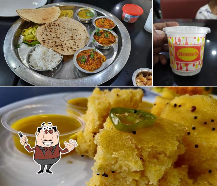 Food at Honest Restaurant (Avadh)