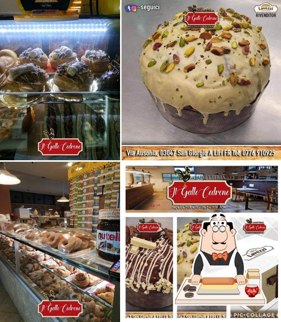 Bar Il Gallo Cedrone serve un'ampia gamma di dessert