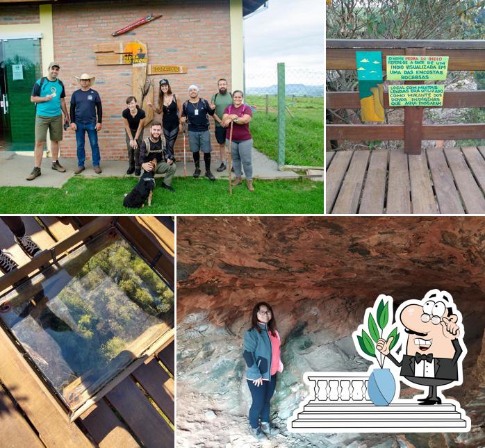 O exterior do Espaço Pedra do Indio - café & food