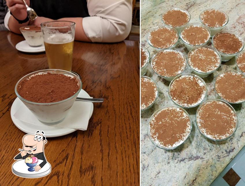 Vecchio Arzere Birreria serve un'ampia varietà di dolci