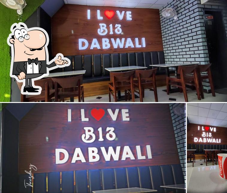 The restaurant's interior and exterior