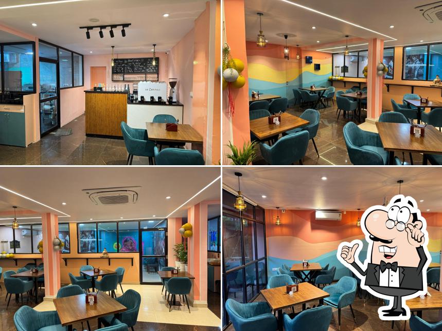 The interior of Brew N Cue