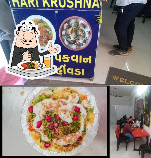 Take a look at the image displaying food and interior at Hari krushna dal pakwan