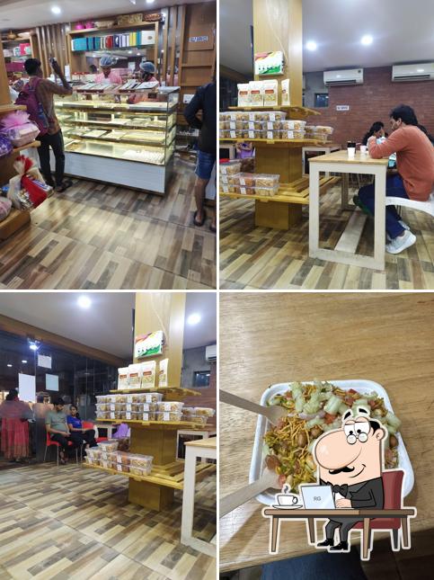 The interior of New Delhi Sweets