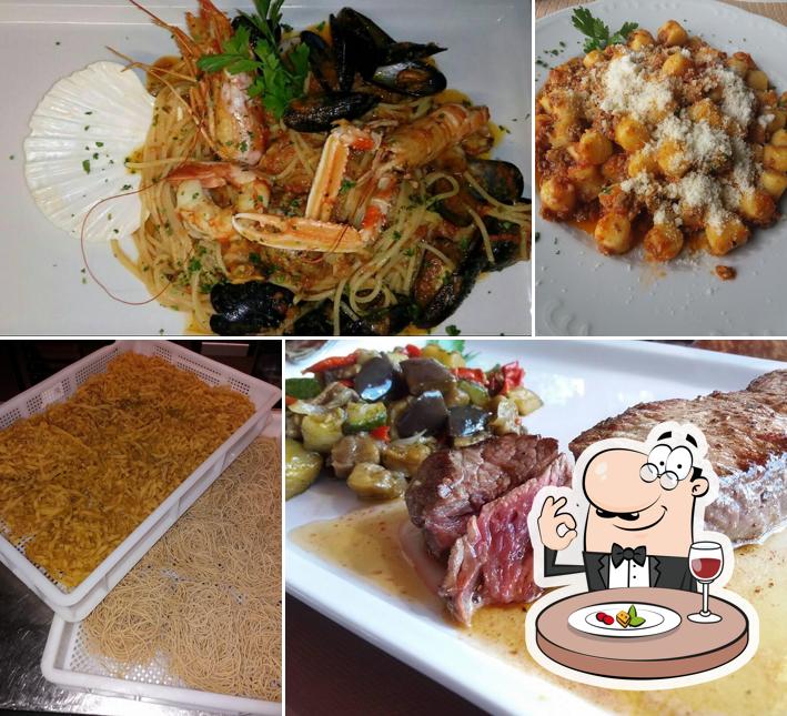 Cibo al Trattoria San Mauro