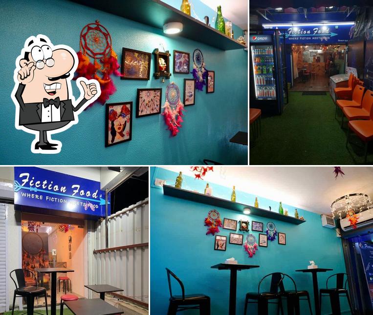The interior of Fiction Food