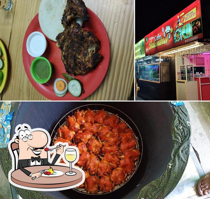 The restaurant's food and exterior