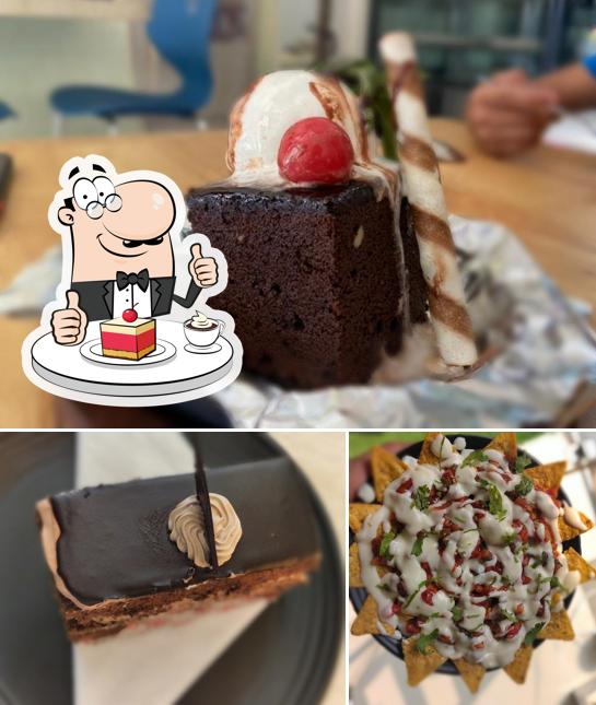 Muffins cafe serves a number of sweet dishes
