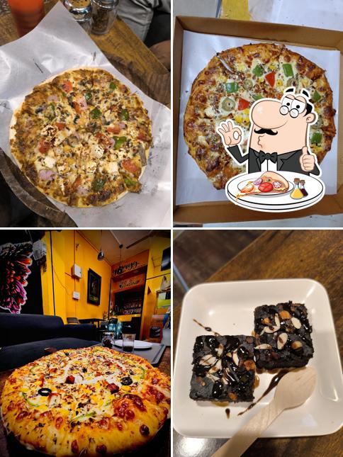 Pick pizza at Chill Bites Restaurant