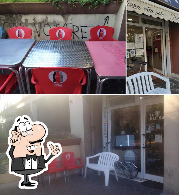 Gli interni di Pizzeria Diamante