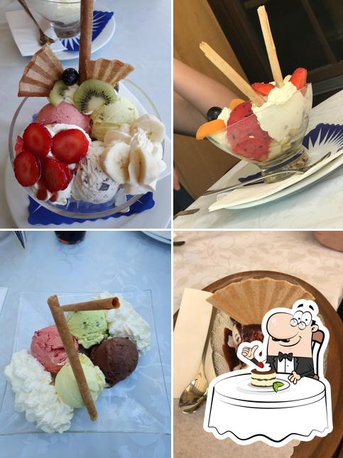 Restaurant Zentrum Holzofen Pizzeria offre un'ampia varietà di dessert