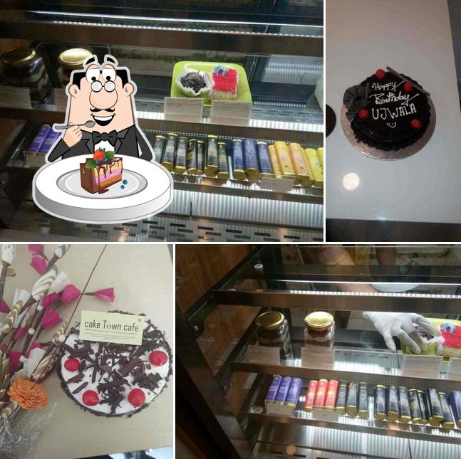 Chocolate cake at Cake Town Cafe