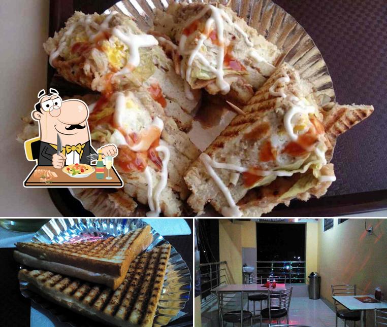 Among various things one can find food and interior at Cream and Spicy