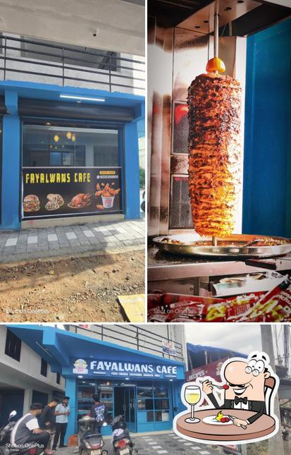 Check out the image showing food and exterior at Fayalwan's Cafe