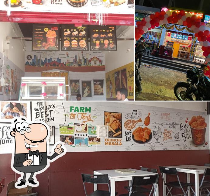 The interior of Five Star Chicken Sangareddy
