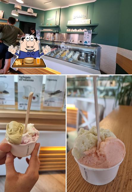 Questa è la immagine che mostra la cibo e interni di Gelato Gourmet Monza