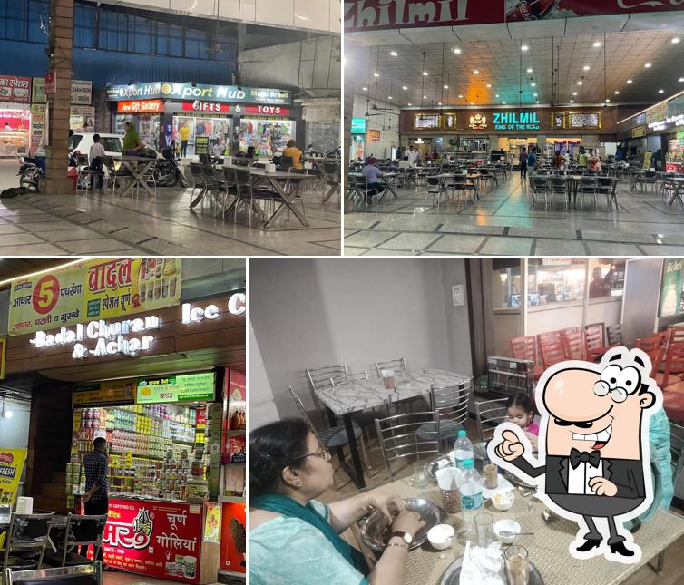 The interior of Jhilmil Vaishno Dhaba
