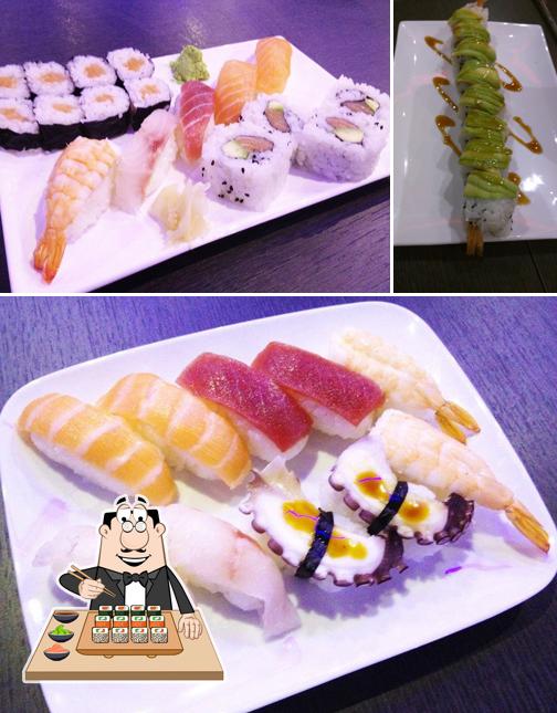 Prenditi le diverse opzioni di sushi