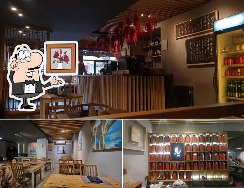 Gli interni di Mi Ristorante Cucina Cinese Contemporanea