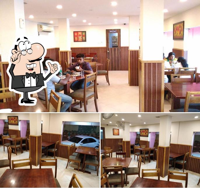 The interior of Sindhoor Park Restaurant