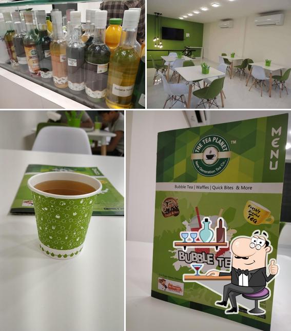 The interior of The Tea Planet